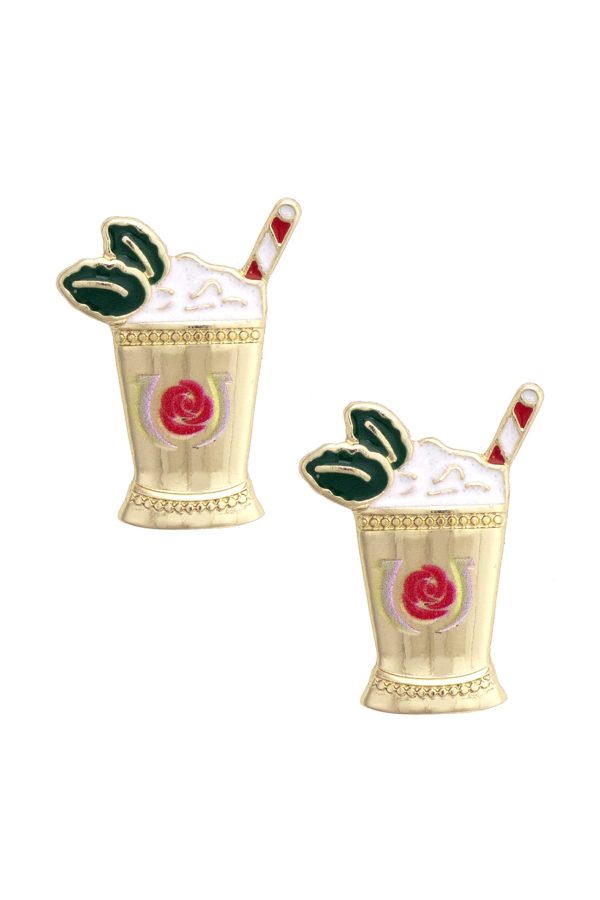 Kentucky Derby 2026 Mint Julep Earrings