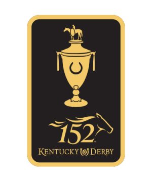 Official 152nd Kentucky Derby Trophy Lapel Pin